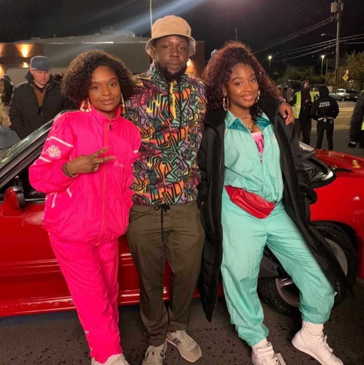 Normani &amp; Dominique Thorne on the set of Freaky Tales | Set in 1987 🎬