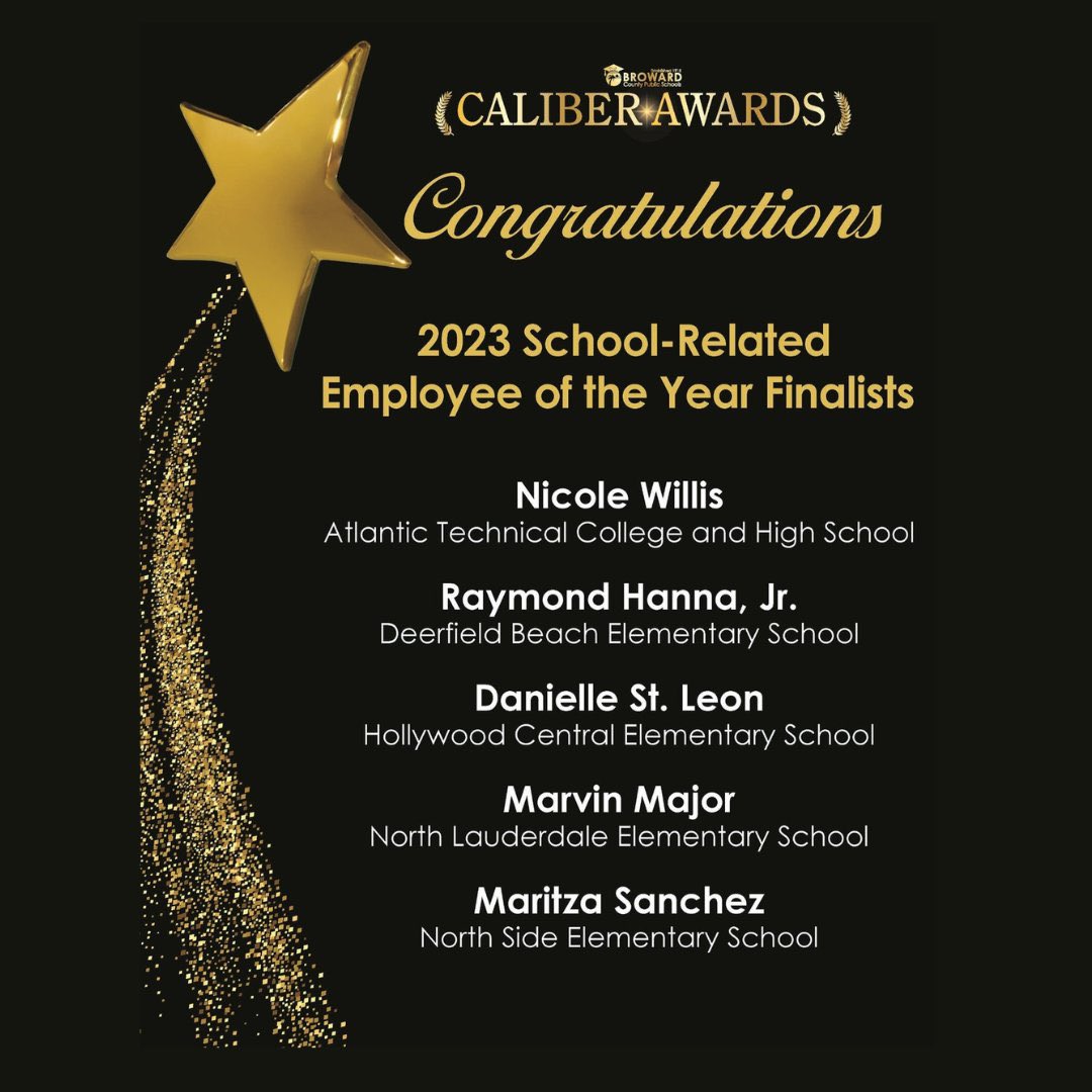HeilangePorcena's tweet photo. Congratulations to Ms. Sanchez on being a Finalist! The North Side family is so proud of you! You’re a shining star! @NorthSideNSE @BcpsCentral_ @Ritz5popo @browardschools #Microtech #NSEPride #CelebrateSuccesses #ProudPrincipal #SREOY https://t.co/DmRRX95oeL