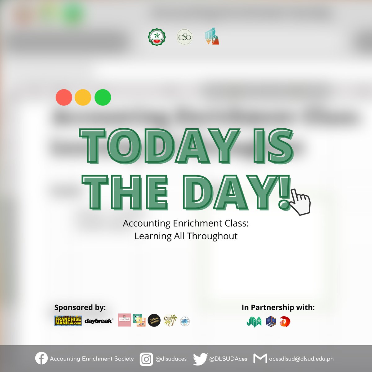 DLSUDAcES's tweet photo. Let us all look forward to having a productive, fulfilling yet fun week, Achievers ✨ https://t.co/fo93oFPHUa
