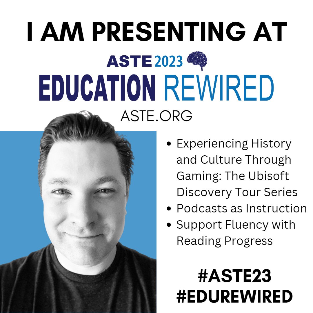 Excited! #akedchat #ASTE23 #EDUREWIRED @ASTEConnect