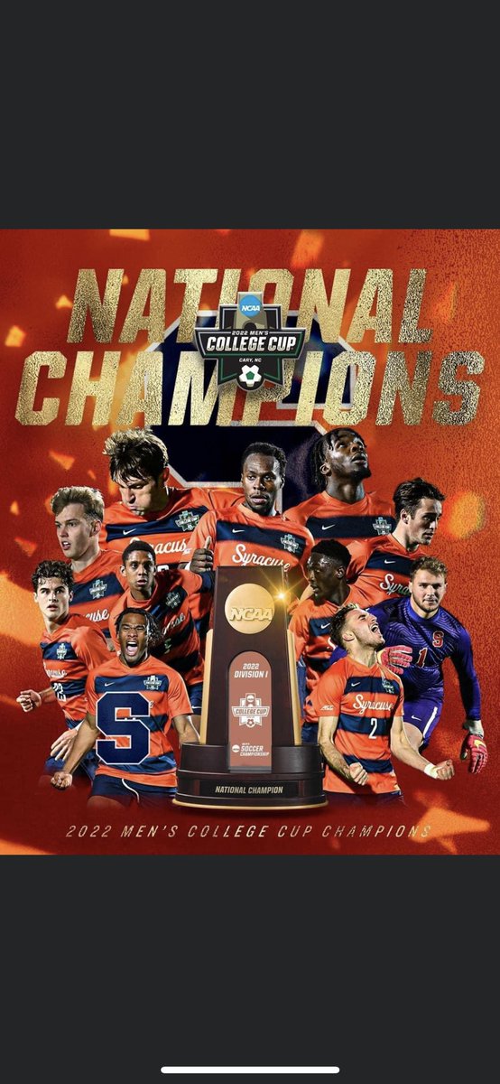 Syrakritter's tweet image. Congratulations @CuseMSOC on an amazing season! It was a joy to watch you all season long.