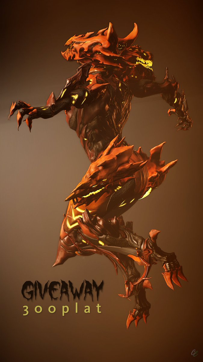 Giveaway time Tenno! 🥳

To Enter: 
❤️ Follow this account
🔁 Retweet this post
🤭 That's it! 

I'll draw one winner on Dec 18th!
Open to all platforms!
All plat prizes courtesy of
<a href="/PlayWarframe/">WARFRAME</a> ❤️