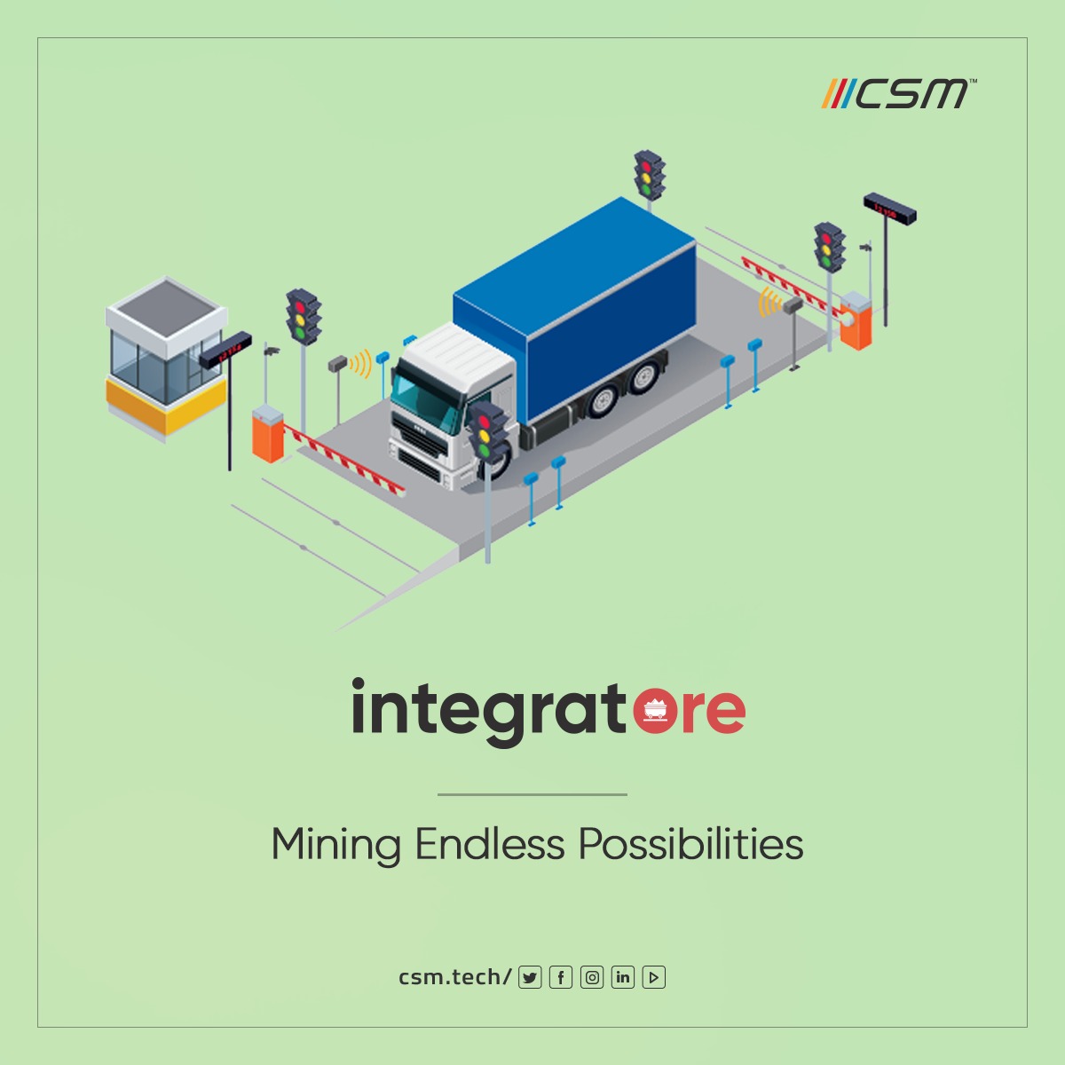 CSMTechnologies's tweet photo. โซ Our autonomous weighbridge system allows 24/7 weighing operations reducing human touchpoints and enhancing productivity.
โ Learn more about it here: https://t.co/7YnaErWJBl
#CSMPlatforms #IntegratORE #mining #autonomous #weighbridge https://t.co/6YNq7gyl1A