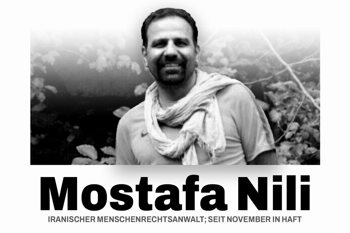 Er hat die Deutsch-Iranerin Nahid Taghavi verteidigt und viele mehr. Jetzt ist Mostafa Nili selber in Haft und braucht unsere Hilfe. Was wir wissen: Er befindet sich im Gefängnis Groß-Teheran. Was wir nicht wissen: Was ihm vorgeworfen wird und wie es ihm geht. #MostafaNili