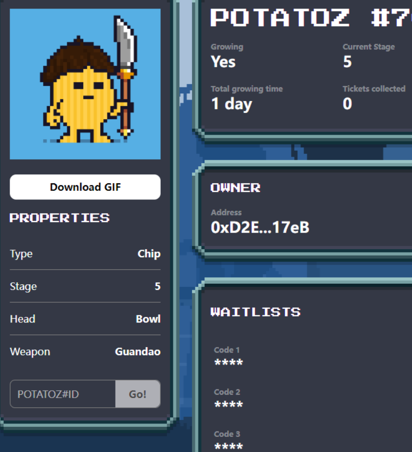 giveaway 3 x memeland waitlist code 🏴‍☠️, from my own potatoz 🥔

1️⃣ Follow me 🐸, 2️⃣ Like ❤️ &amp; Retweet ✅, ⏰24 hours
#memeland #POTATOZ #Giveaway