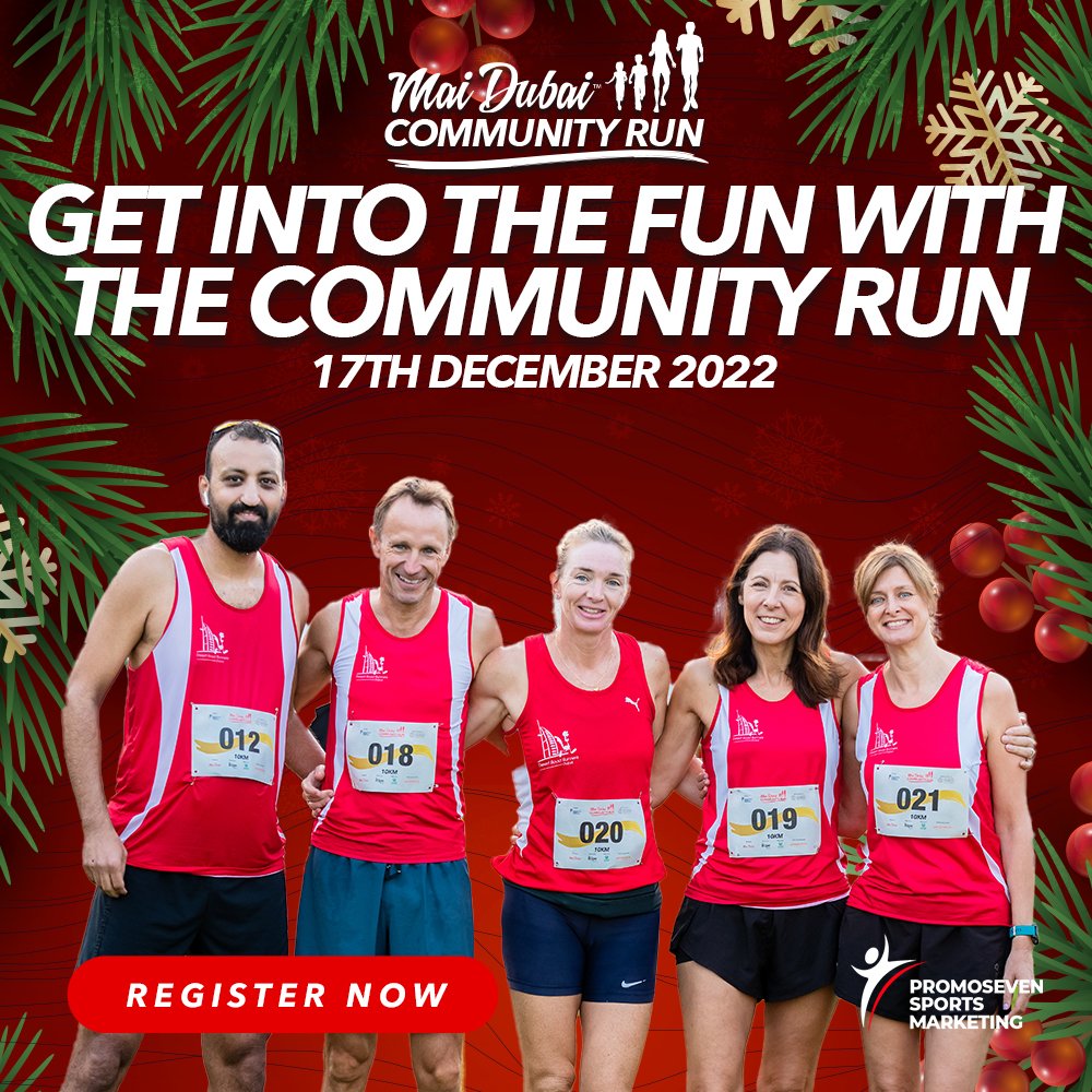 Hey runners! Its time to get up and start training for the Mai Dubai Community Run  🏃🏻

ONLY 100 AED ❗❗❗

17th December at The Ripe Market 😍

Register now! See the link in our bio