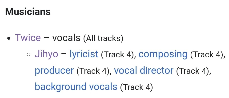 mysunsetzyo's tweet photo. She really did everything in Trouble..wow 👏

Vocals, Background vocals, Lyricist, Composer, Vocal Director and Producer

#TWICE #JIHYO https://t.co/sRo7Y9ds7h
