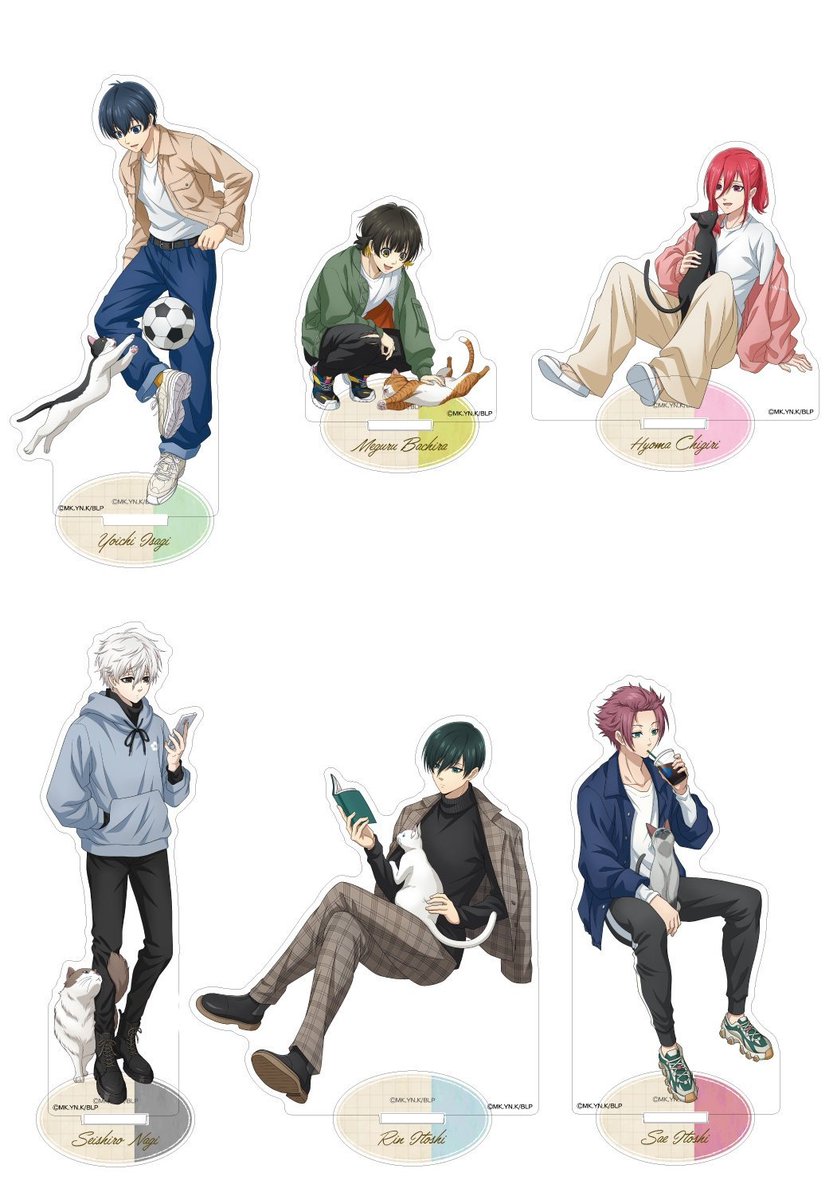 ブルーロック まねきねこコラボ 糸師 凛 糸師 冴 コースター｜Yahoo