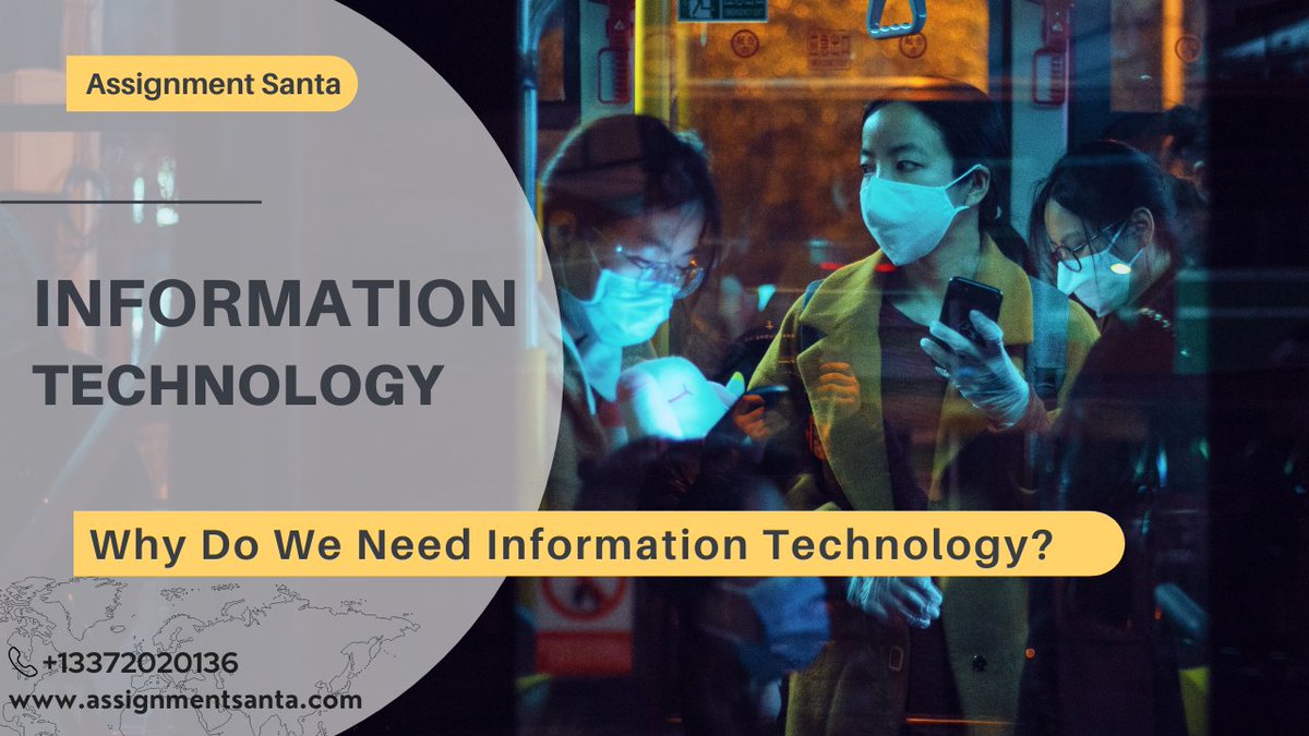 AssignmentSanta's tweet image. Why Do We Need Information Technology? #InformationTechnologyAssignment #AssignmentSanta #AssignmentHelp
Read More: bit.ly/3iIPy1S