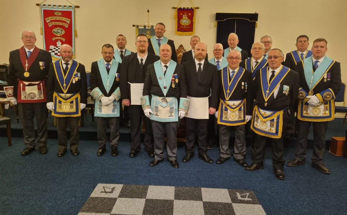 beltedwill3189's tweet photo. An excellent evening of festival joy where we welcomed our new Bro, well done all the Brethren and thank you to our visitors. 
@Carlislefreema1 @prov_JGW_cumbri @ProvinceofCandW https://t.co/8NpLwywpE4