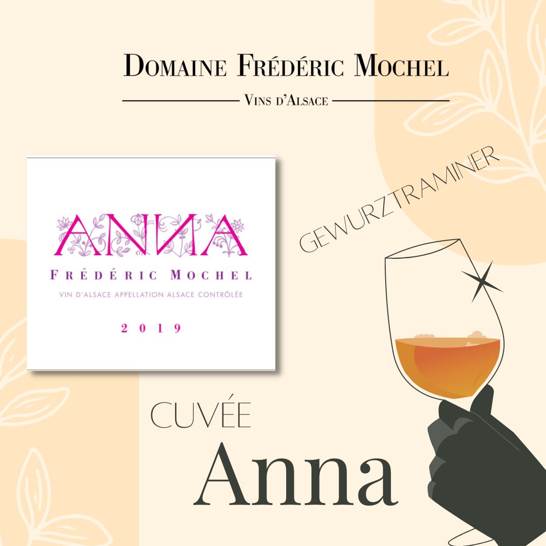 The Anna cuvée is dedicated to the daughter of Guillaume Mochel and consists of a sweet #gewurztraminer #alsacerocks #drinkalsace #fredericmochel #anna #originalcuvee #traenheim #christmaswine