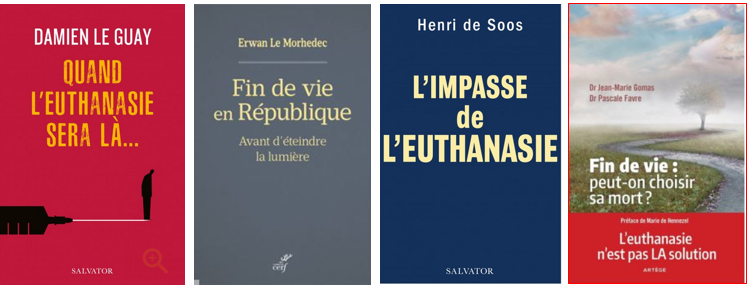 HenrideSoos's tweet photo. Chère @clairethoury, pourquoi aucun de ces 4 livres parus en 2022 n'est cité dans votre bibliographie pour les membres #ConventionFinDeVie ? Est-ce pcq ils alertent sur les dangers de l'euthanasie ? Est-ce cela la neutralité et transparence que vous garantissez ? @lecese @CNSPFV https://t.co/zBY7QR5kPA
