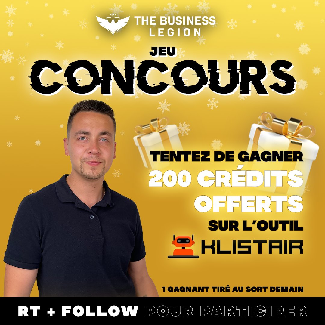 WoodsDolls's tweet photo. 🎅CONCOURS #SEO feat https://t.co/K0oJKiCt6p🎁

1. Follow @WoodsDolls / @DP_Builder
2. RT + Like

200 crédits à gagner sur Klistair !🔥

👉 Tirage demain https://t.co/bqi2KHK0mB