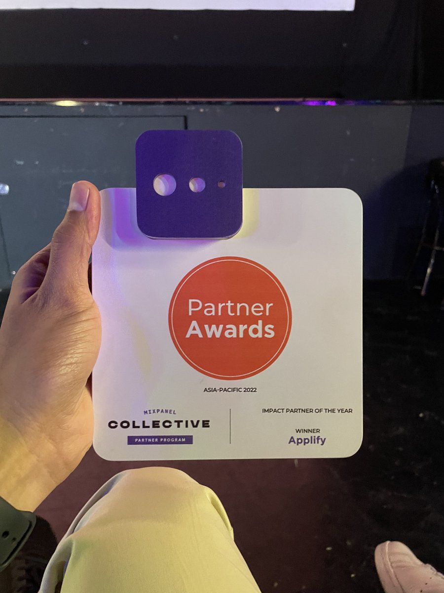 TeamApplify's tweet photo. We are happy to announce that Applify has been recognized as Mixpanel's Impact Partner of the Year.
Kudos to team Applify for making it happen!
#mixpanel #partnership #mixpanelpartnersummit #appdevelopmentcompany #mobileapp #tech #technology #applify #weareapplify https://t.co/kFp9vPb2FA