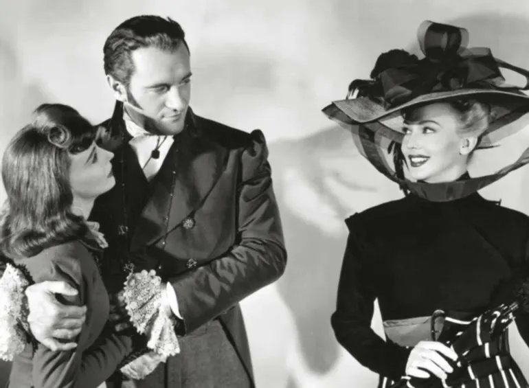 TalkingPicsTV's tweet photo. A conman who later became the chief of the Parisian police! #GeorgeSanders #SigneHasso #CaroleLandis A SCANDAL IN PARIS (1946) 10am drama #TPTVsubtitles https://t.co/zwSUmOlN6L