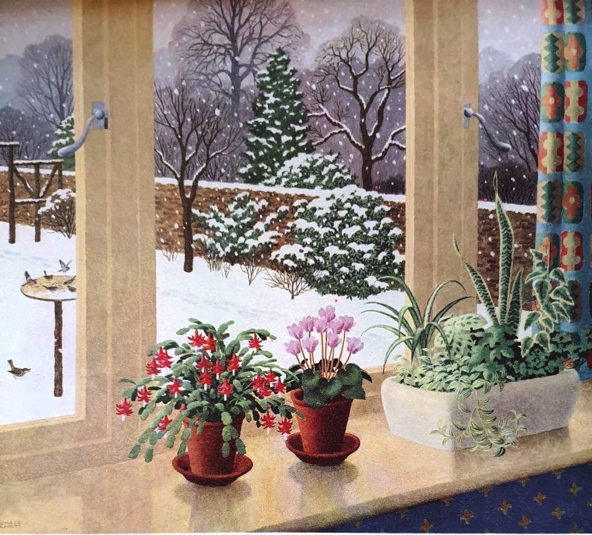 Ladybird Artists Advent Calendar, window 13
‘December’
#RonaldLampitt