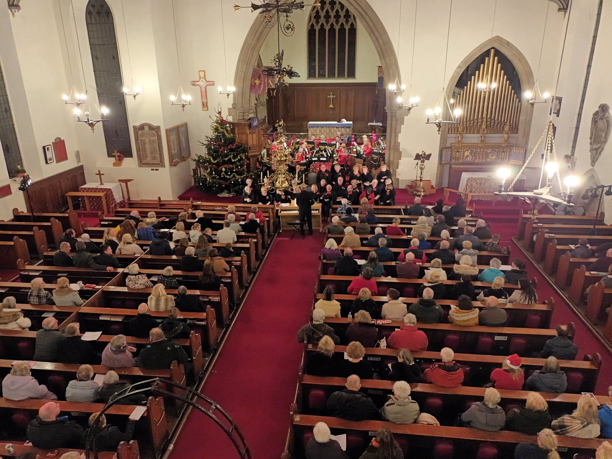 AdrianLong3's tweet photo. Great Christmas Concert by @kirkhamsingers with Blackpool Brass Band at @kirkhamstmicks last night. 

How we missed such events in 2020 &amp; 2021 - it's been lovely to see events like this back after two lost years. https://t.co/XEShsXEz05