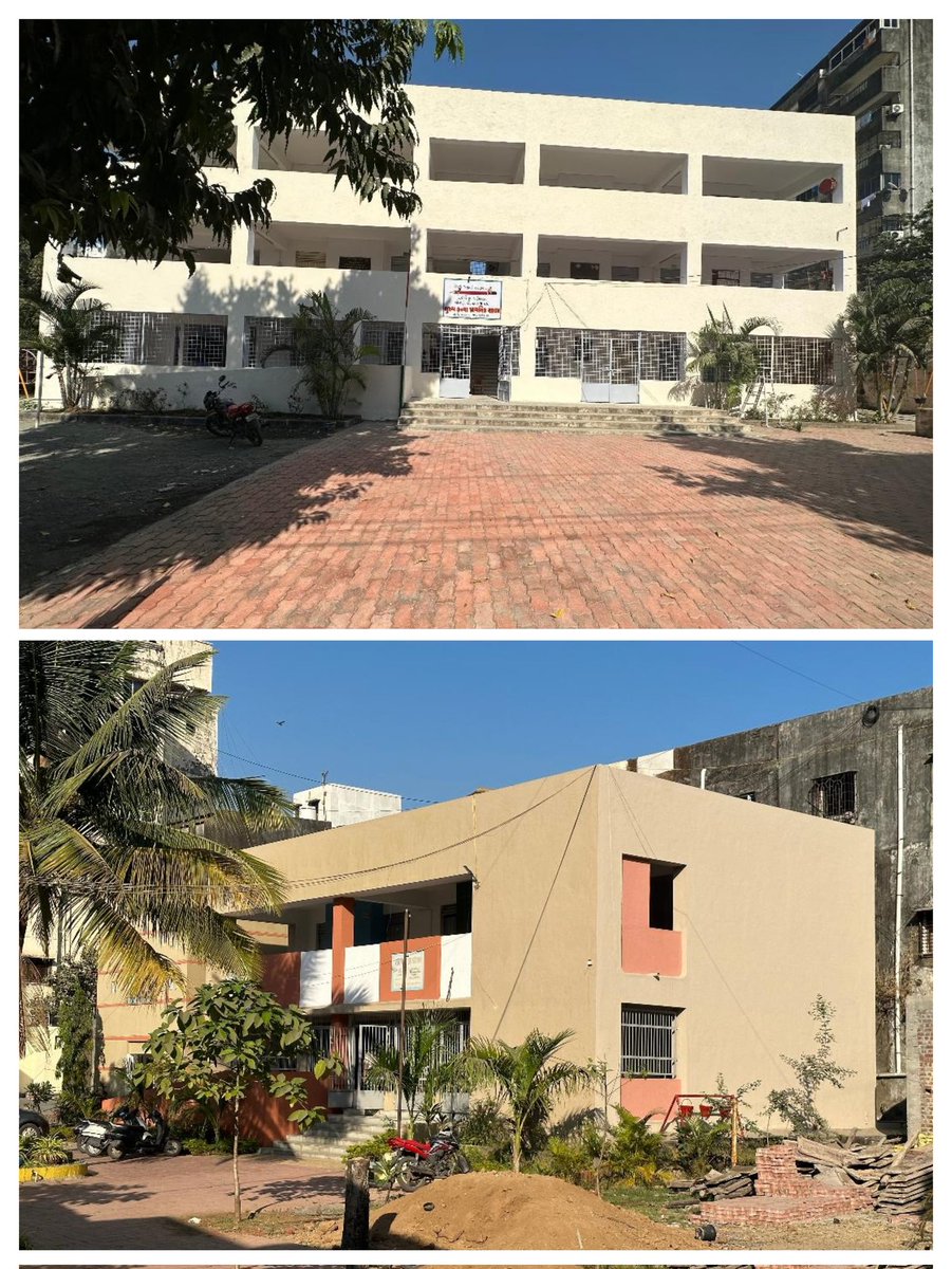 DDO_VALSAD's tweet photo. Infrastructural requirements of 38 government schools such as new classrooms, toilets, MDM shed, repair and renovation etc. have been taken care of from the Shikshan Upkar grant. 
Sharing pictures of the renovated schools! 
@pkumarias @vmittra @InfoGujarat @InfoValsadGoG https://t.co/mRk51VGYAV