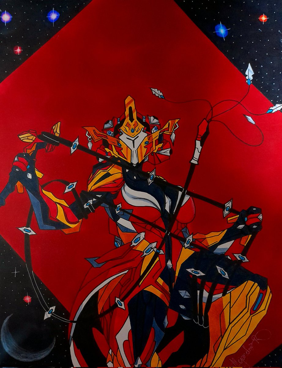 Alejandrovxiii's tweet photo. Dibujo del día:
#KhoraWarframe dibujo hecho a mano con técnica de marcadores a base de alcohol y lápices de colores.
#WarframeCommunity #Warframe #WarframeTenno #DrawingHandMade #Handmade #Drawing #Color https://t.co/EoPSDwPHdn