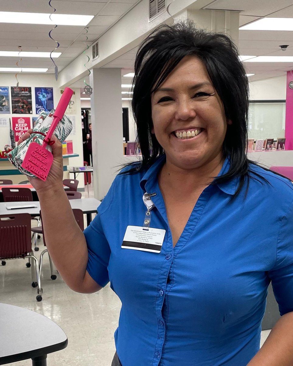 Pete Biddle (@petebiddleyfnrl) on Twitter photo And here are our winners. First place with the Golden Spatula, 2nd and 3rd prize winners for the student category. And our first ever Faculty/staff winner with the Pink Spatula. Congratulations! <a href="/YWSteamPrepNT/">Young Women's STEAM Prep Academy</a> <a href="/EPISDLibraries/">EPISD Libraries</a> <a href="/ELPASO_ISD/">El Paso ISD</a> #cookies #baking #bakeoff #librarylife And here are our winners. First place with the Golden Spatula, 2nd and 3rd prize winners for the student category. And our first ever Faculty/staff winner with the Pink Spatula. Congratulations! <a href="/YWSteamPrepNT/">Young Women's STEAM Prep Academy</a> <a href="/EPISDLibraries/">EPISD Libraries</a> <a href="/ELPASO_ISD/">El Paso ISD</a> #cookies #baking #bakeoff #librarylife