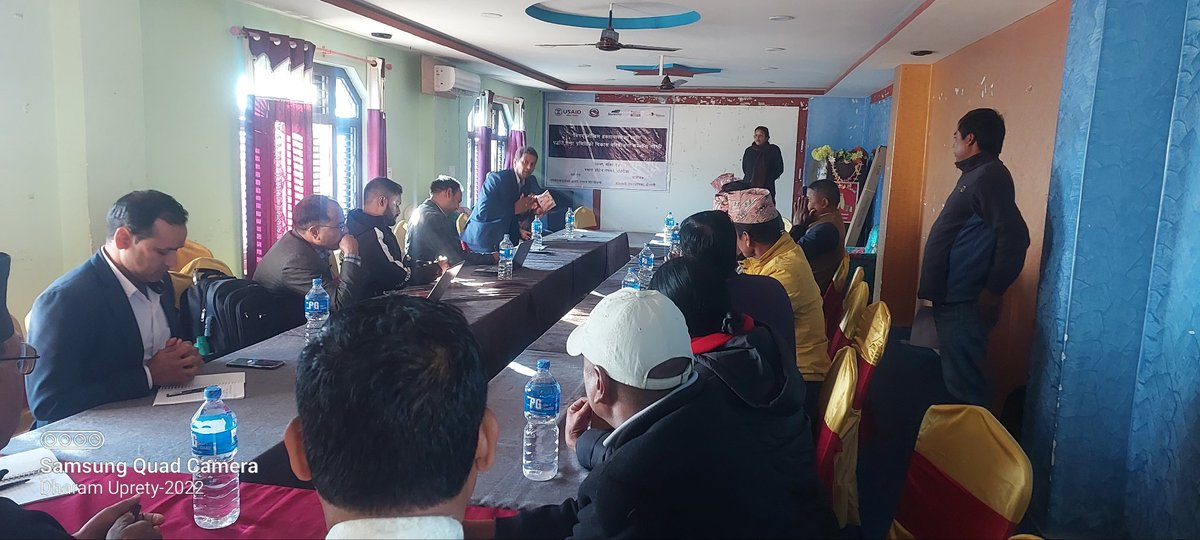 DharamUprety's tweet image. Explaining index based flood insurance to the municipal  leaders of Gadawari municipality, Attaria. #RiskTransfer  #insurance #IndexBasedInsurance #TayarNepal @InsuResilience @USAIDEnviro @Nepal_PA @zfoundation @NDRRMA_Nepal