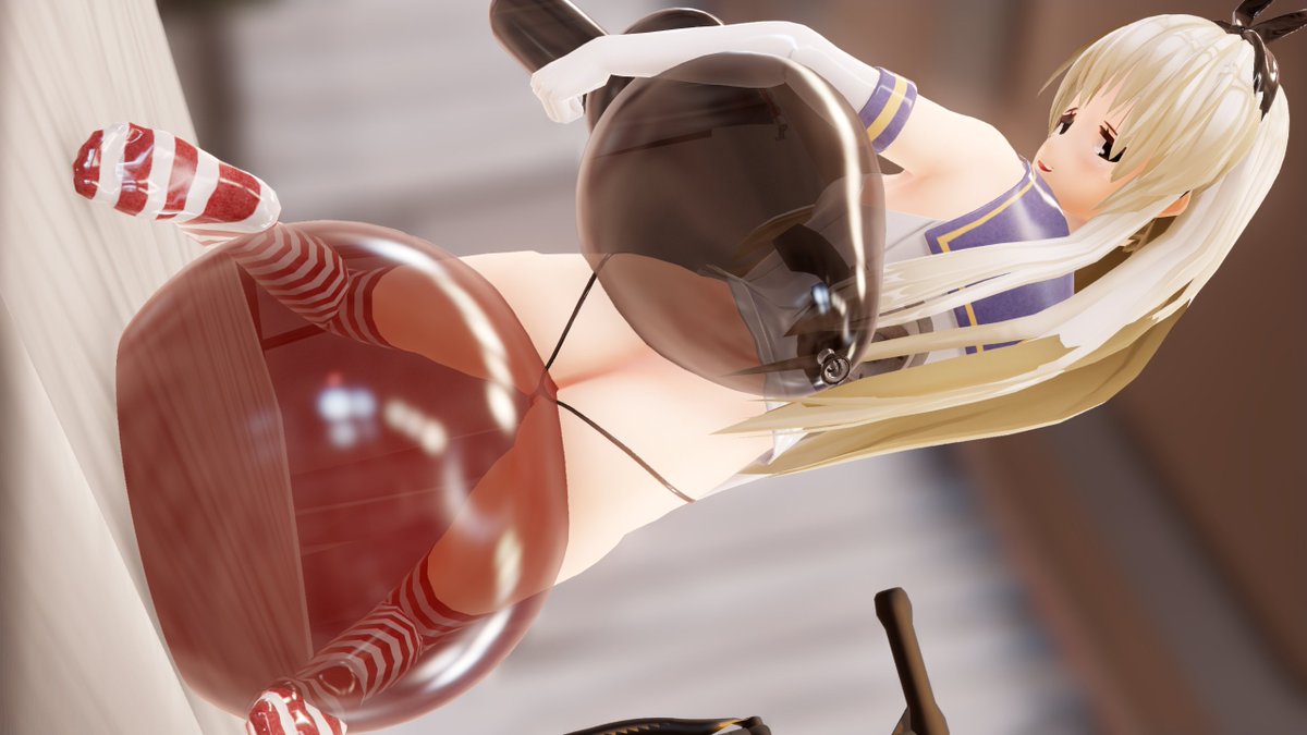 こういう風船と絡んだりフェチく遊ぶ女の子良いよねっていうMMD 