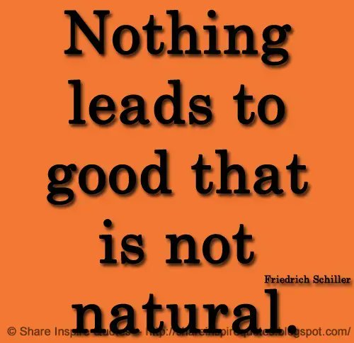 Nothing leads to good that is not natural ~Friedrich Schiller
 #myclassroom
 #famouspeoplequotes #FriedrichSchiller #FriedrichSchillerQuotes #famousquotes #quotes #quotestoliveby  #shareinspirequo…