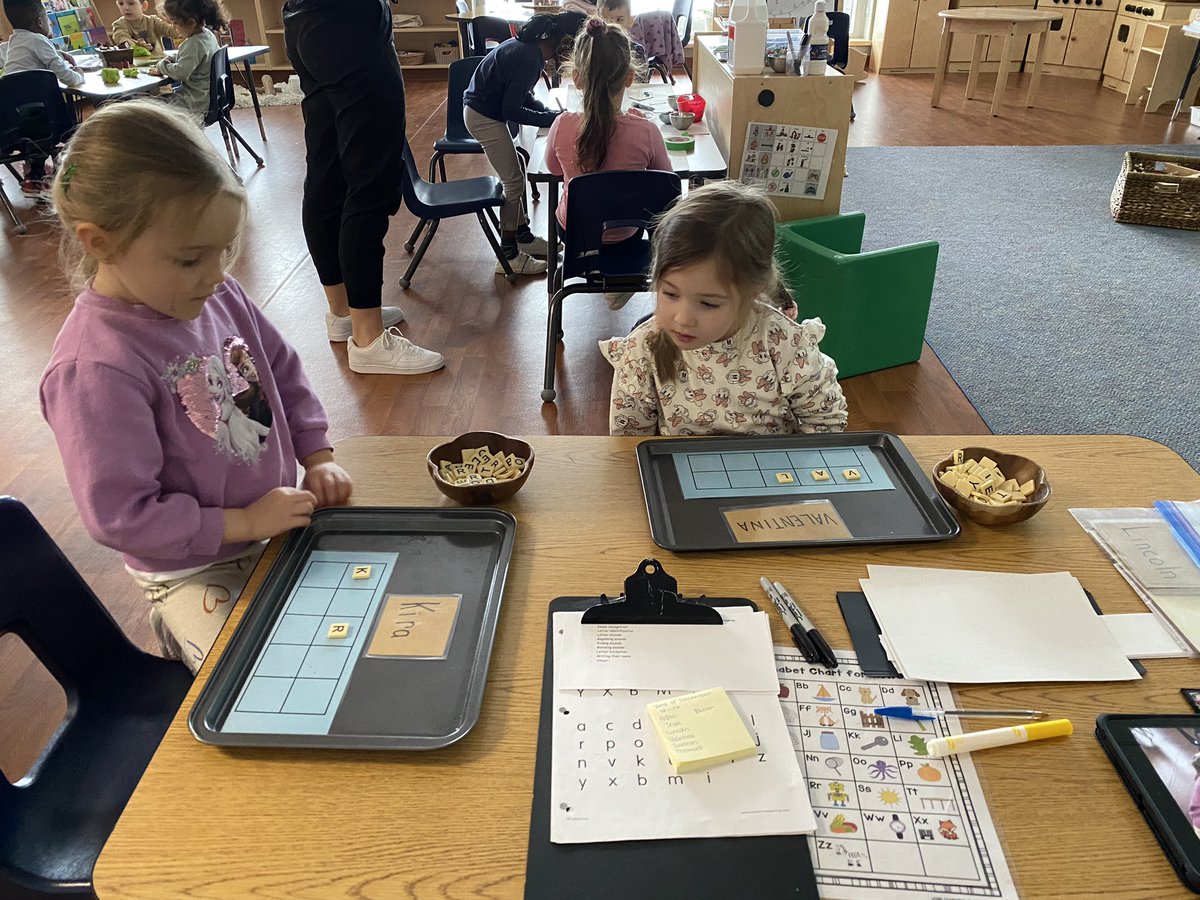 Letter fun!! Working on our names, letters and sounds that go with them! We also worked on our siblings and family names!