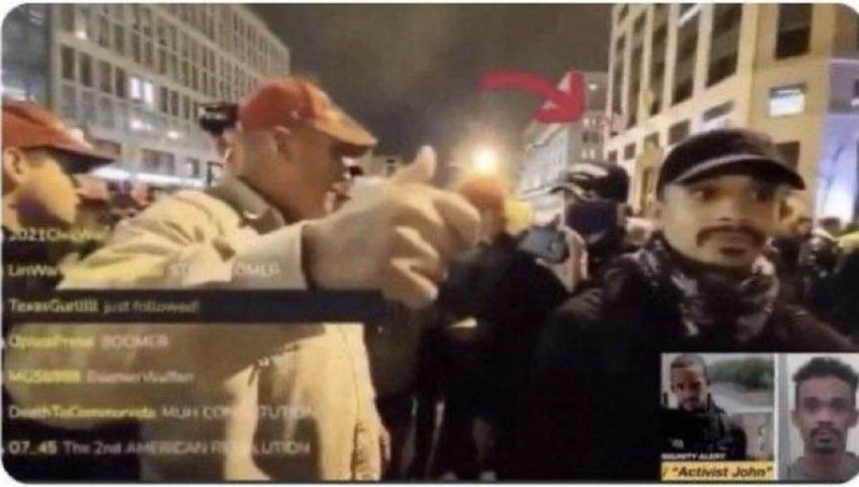 Jeff Rose on Twitter: "Out of over 100,000 protesters on J6, what are the odds Ray Epps, a suspected Fed, would be caught in a photo right beside John Sullivan, a