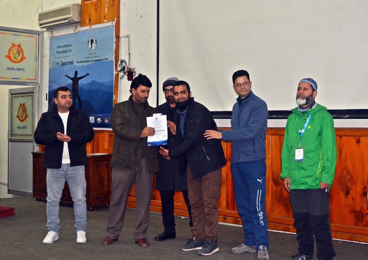 jkmaclub's tweet photo. JKMAC ‘International Mountain Day’ celebration- 2022
#jkmac #MountainsMatters #InternationalMountainDay
https://t.co/95CMRNNJCg https://t.co/5eOKV3Hz78