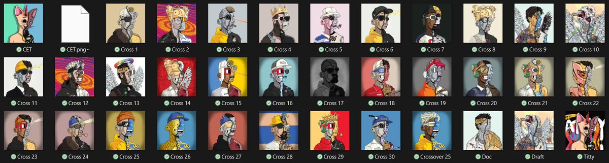 EarlyArt_SOL's tweet photo. How much do you back and grind for your community? Over 30 custom half half @y00tsNFT and @DeGodsNFT crossovers completed so far - it has been a mix of freebies and tipped jobs but still working hard for community! LFG https://t.co/imXrpvvcaf