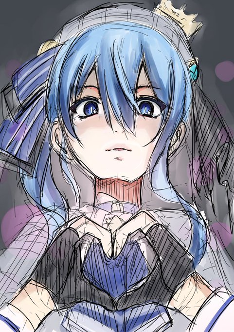 【サイコパスモードから一瞬でアイドルモードに移り萌え萌えキュンを決めてしまうスターの原石】またしてもキャワキャワカラーラフが生まれてしまった・・・。最初はちょっと怖めなすいちゃんを描こうとしていたつもりが、描き込むほどにどんどん可愛い方向にシフトしていくすいちゃんマジアイドル。 