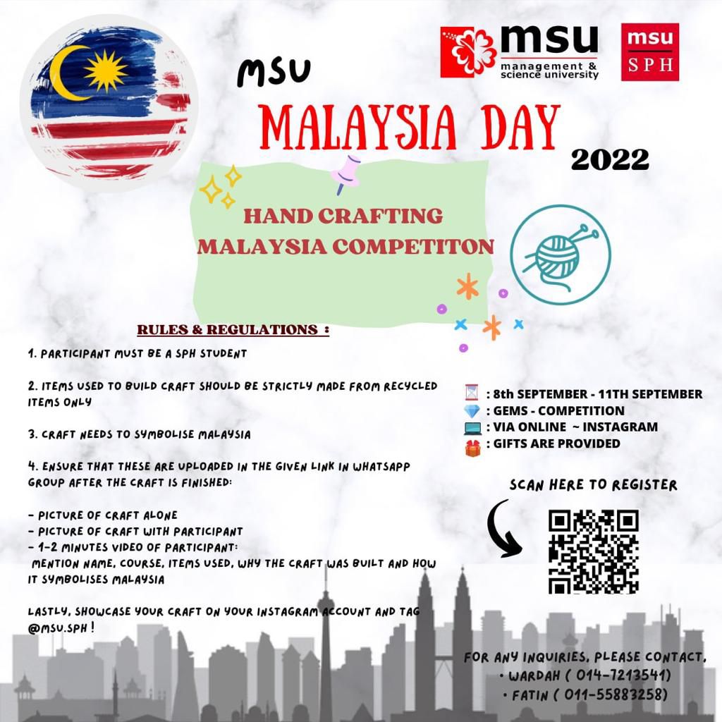 sheetal_01's tweet photo. Handcrafting Malaysia Day competition 2022 ....
#PEC700 #PEC700PORTFOLIO
#MSUMALAYSIA https://t.co/LpOzwK6sz9