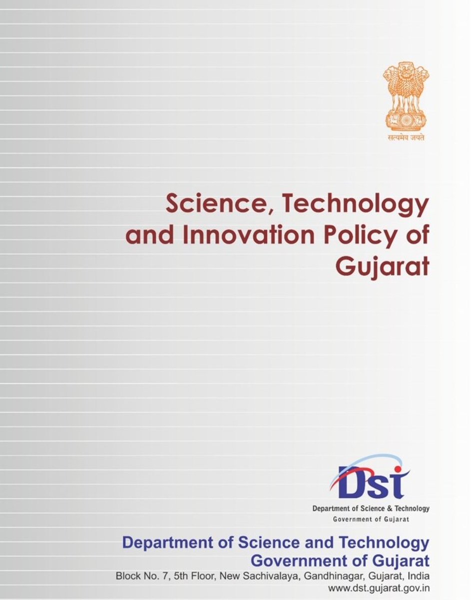 Creativity when  combined with #Science leads to innovation.

#Innovation leads to new  technology that  ultimately lead to ease of living.

#STIPolicy of #Gujarat drives #creativity and innovations.

@narottamsahoo @InfoGujcost @vnehra @dstGujarat @IndiaDST @DrPayalPandit1