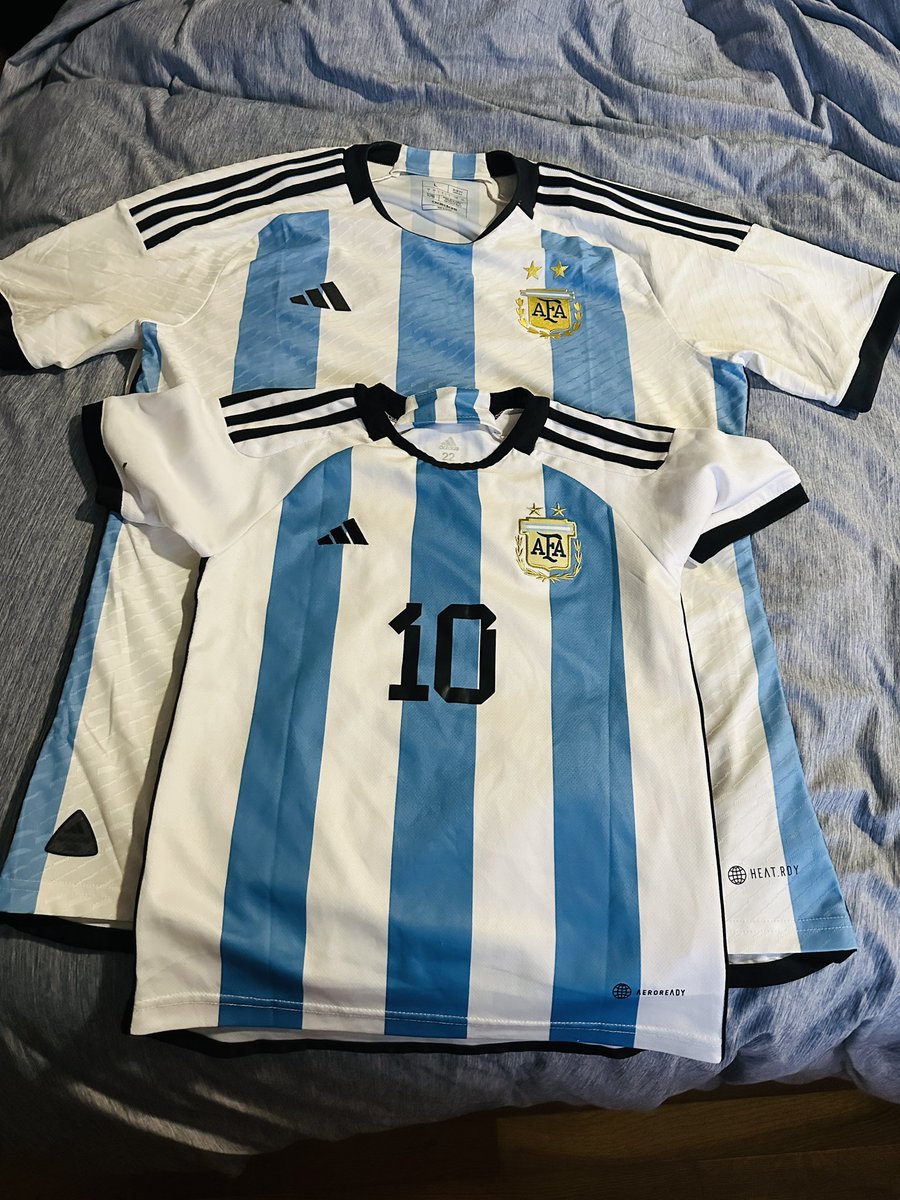 SebiAmar's tweet image. Called out of work (again). Pulling the kids out of school (again). Jerseys are laid out. Nothing left to do but stay up all night stressing out. Vamos muchachos. #VamosArgentina ❤️🇦🇷