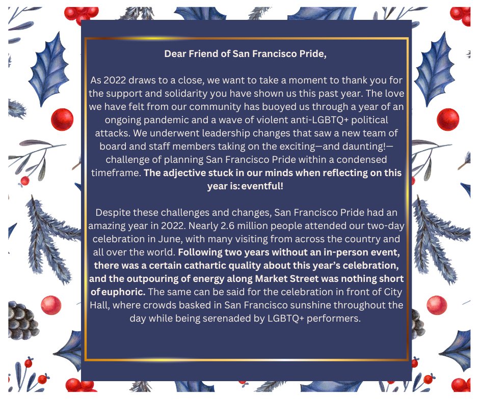 San Francisco Pride tweet media