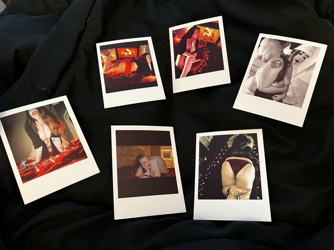 Polaroid Christmas photos available now! Order now to get in mail before Xmas! $15 per Polaroid with