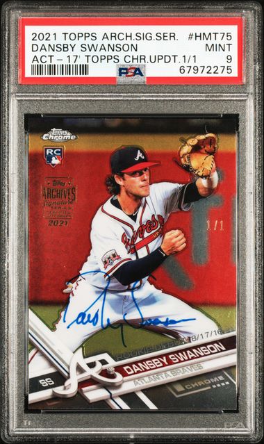 Dansby Swanson 1 of 1 
RC with On-Card Auto 
#ForTheA #Atlanta