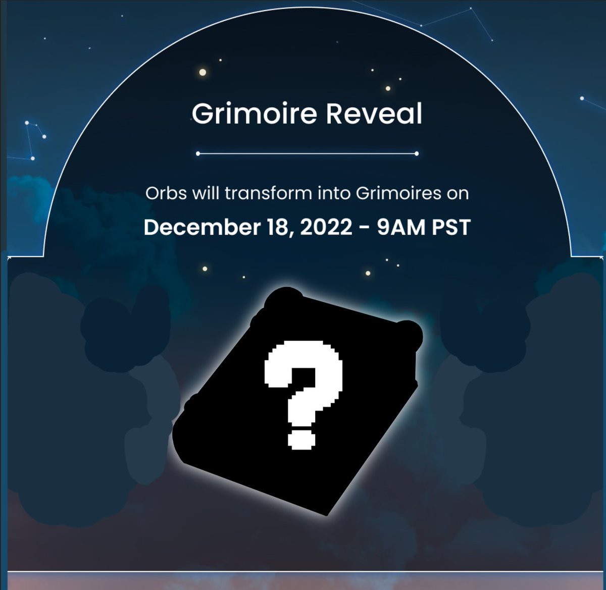 Too many secrets for the Orbs to contain...what will be your Grimoire?  

GRIMOIRE REVEAL DATE: Sunday, December 18, 2022 at 9AM PST.
#JUUNI