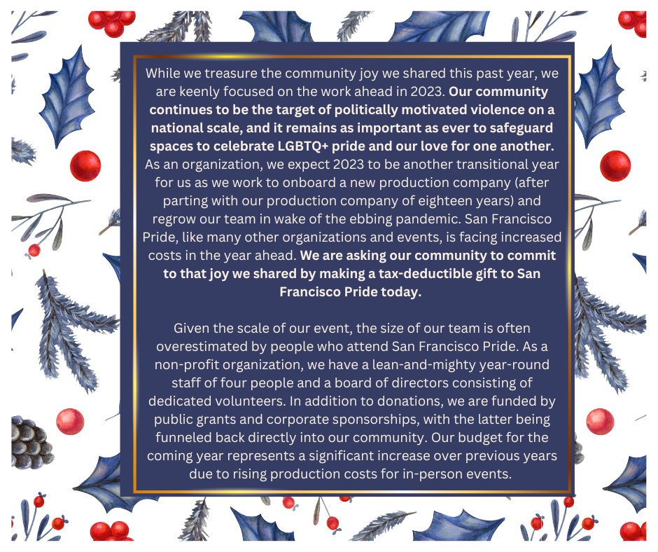 San Francisco Pride tweet media