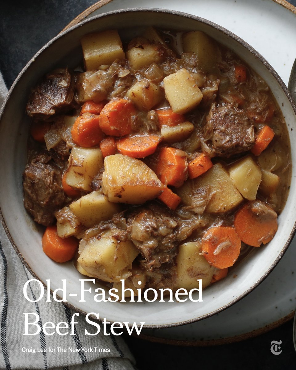 The New York Times on Twitter "This classic beef stew is an ideal