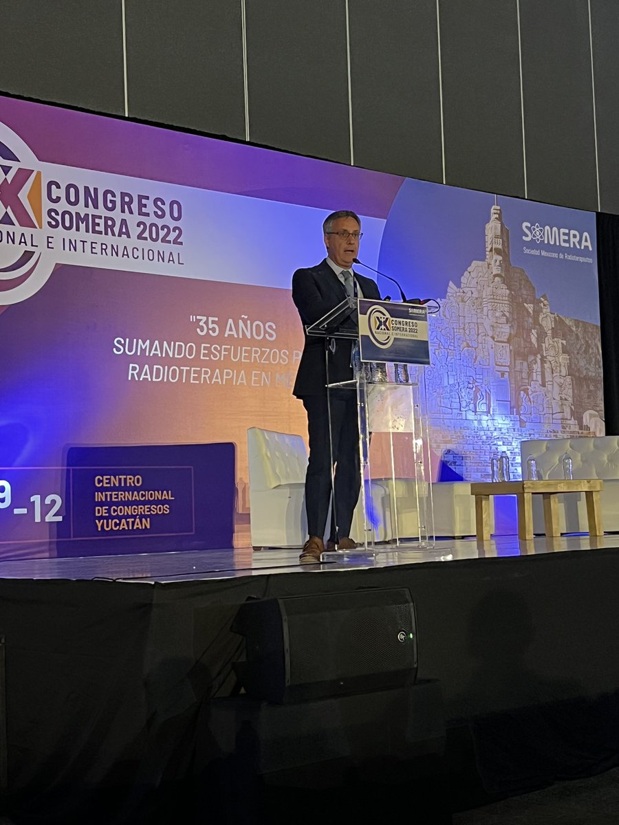 Gracias x participar congreso mexicano SOMERA. Excelente evento. Gracias a su presidente Dr Luis Bayardo, secretario Dr. José Hinojosa y resto del team.
Un honor compartir carcinoma de pulmón con Dr Felipe Couñago.