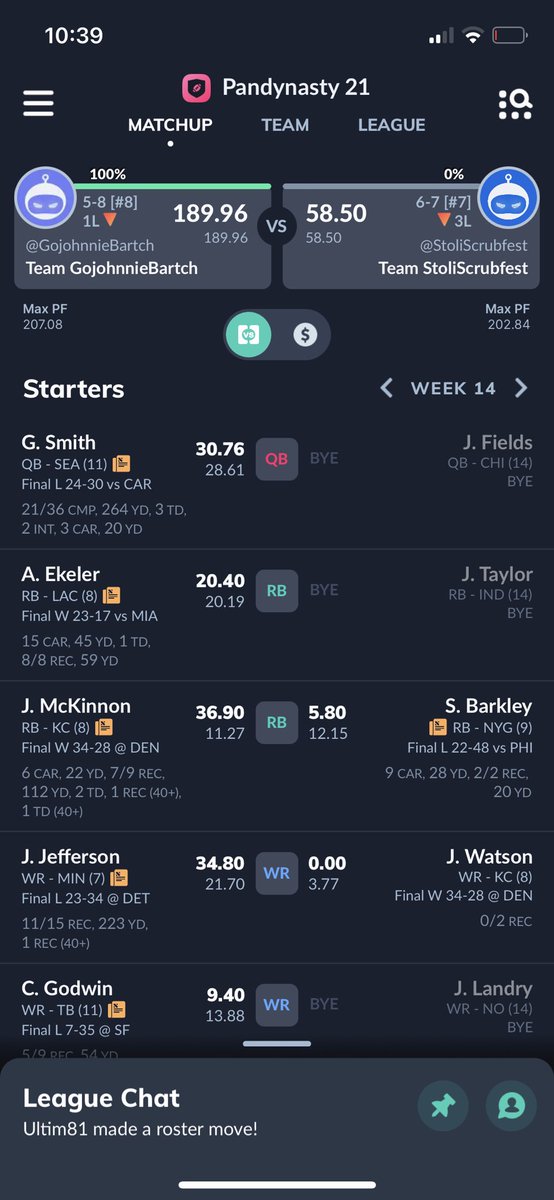 ⁦Way to Bolts….⁦<a href="/AustinEkeler/">Austin Ekeler</a>⁩