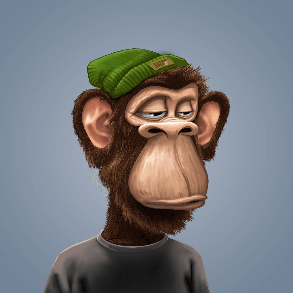Thazz_12's tweet photo. It's day 12 and this green beanie grandpa is ready to hang out with elves. Just so happens to be token #12 @GrandpasGreen @GrandpaApes #adventcalender #christmas2022 #grandpa #Elves https://t.co/Zz6CubokCC