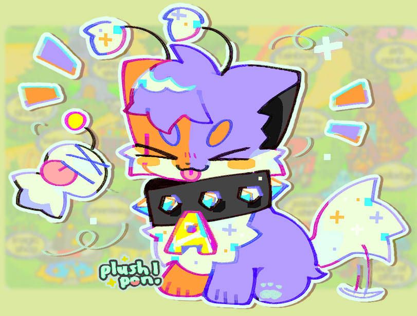 🖍+˚⍟ plushpon! 🐰💖🐱 tweet media