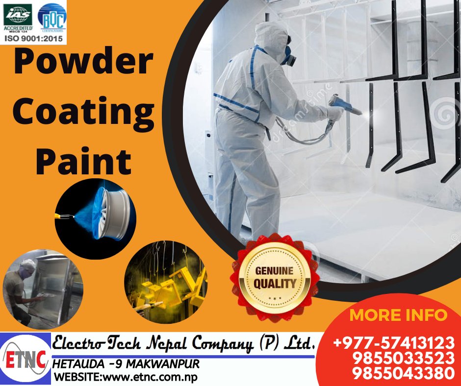 ElectroNepal's tweet photo. Looking for best powder coating service for your products ?? We provide Power Coating Service for any kind of metal &amp; aluminium https://t.co/8ROMN0Cvbj us 
#ElectroTechForDevelopment #powdercoating #PowderCoatingPaint Contact : 057-412123
Mobile : 9855033523 / 9855043380 https://t.co/0j9zbgdyCM