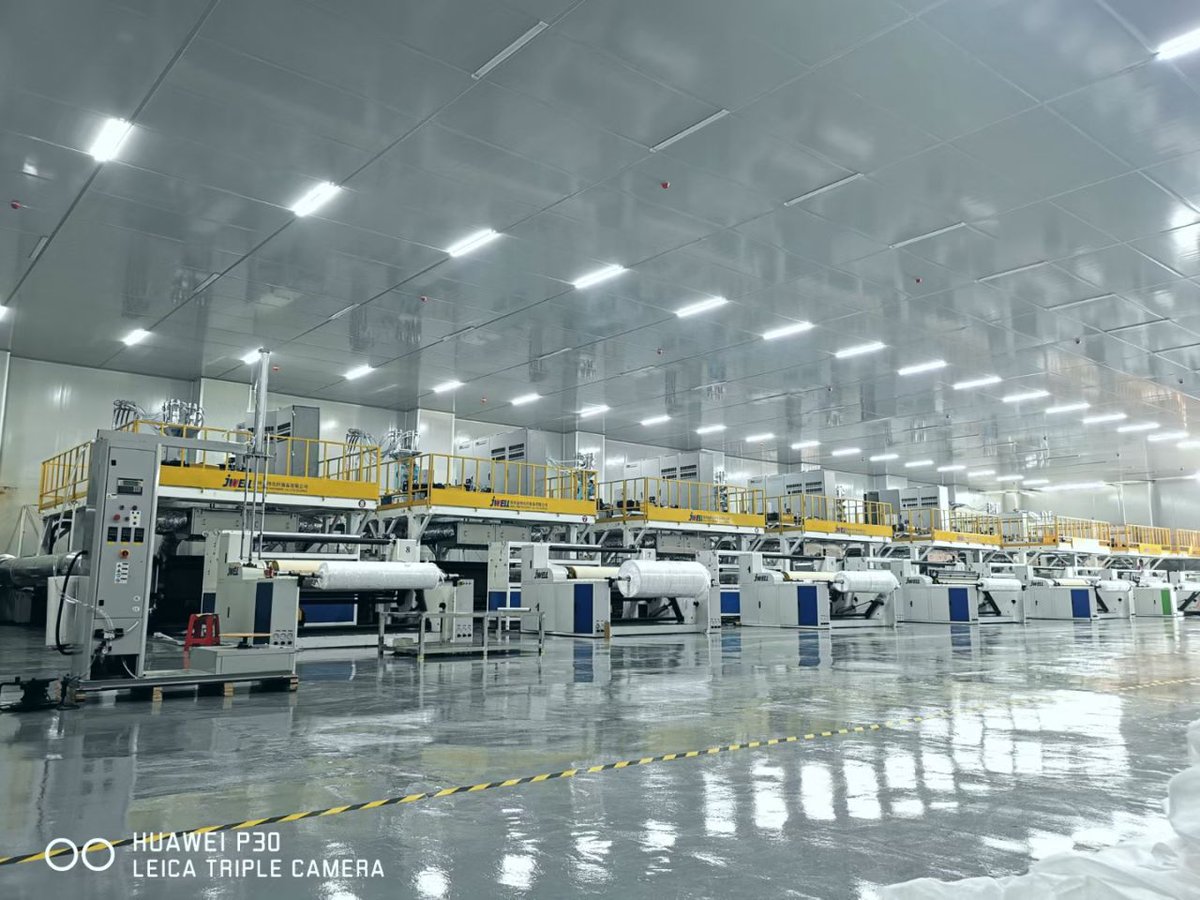 JwellMegan's tweet image. Jwell PP meltblown nonwoven face-mask material making machine #N95 #facemasksheet #medicalfacemask #KN95