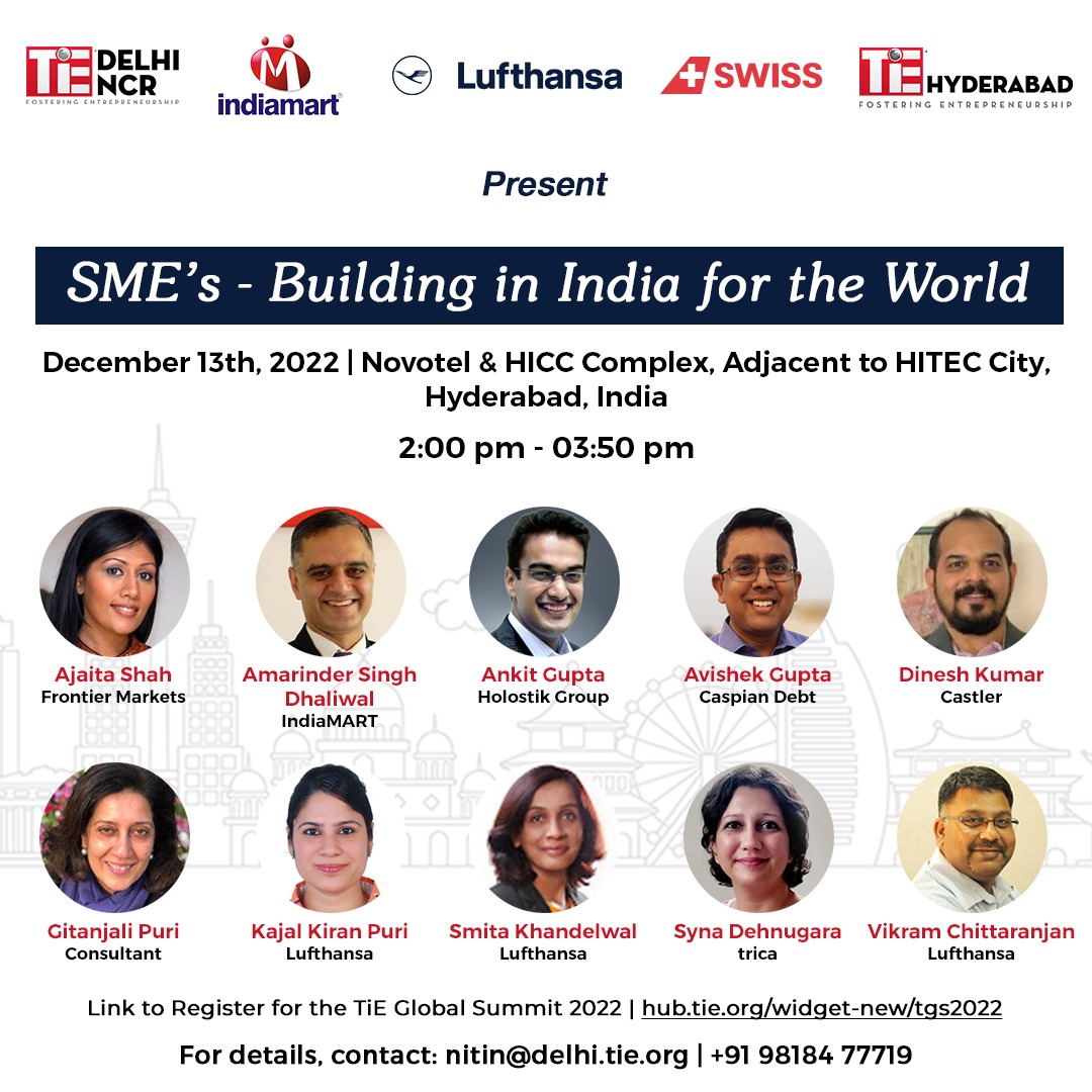 TiE DelhiNCR on Twitter "DelhiNCR & Hyderbad Chapters of The Indus