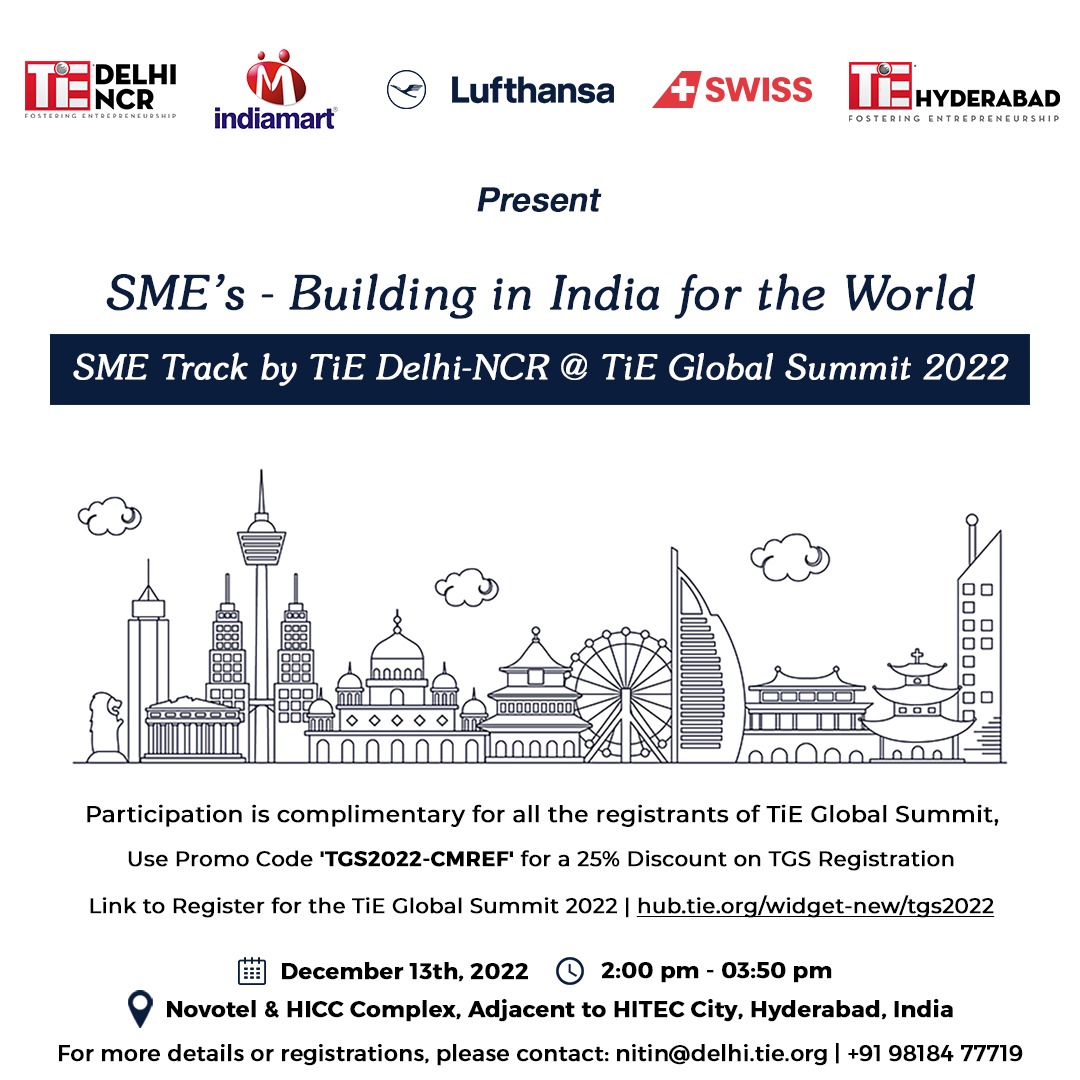 TiE DelhiNCR on Twitter "DelhiNCR & Hyderbad Chapters of The Indus