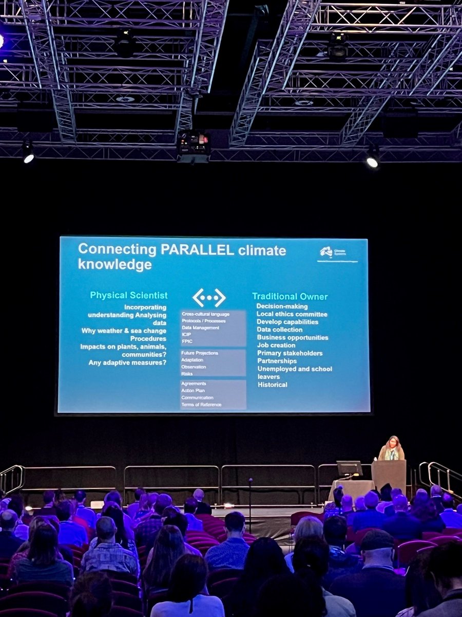 ILSE_UniSQ's tweet image. @unisqaus Mandy Hopkins &amp;amp; A/Prof Raelene Ward worked with Traditional Owners from across Australia, facilitating the #AMOS2022 workshop &apos;How to develop research projects on Country&apos; focusing on projects merging western &amp;amp; ancient knowledge to address #climatechange @AMOSupdates